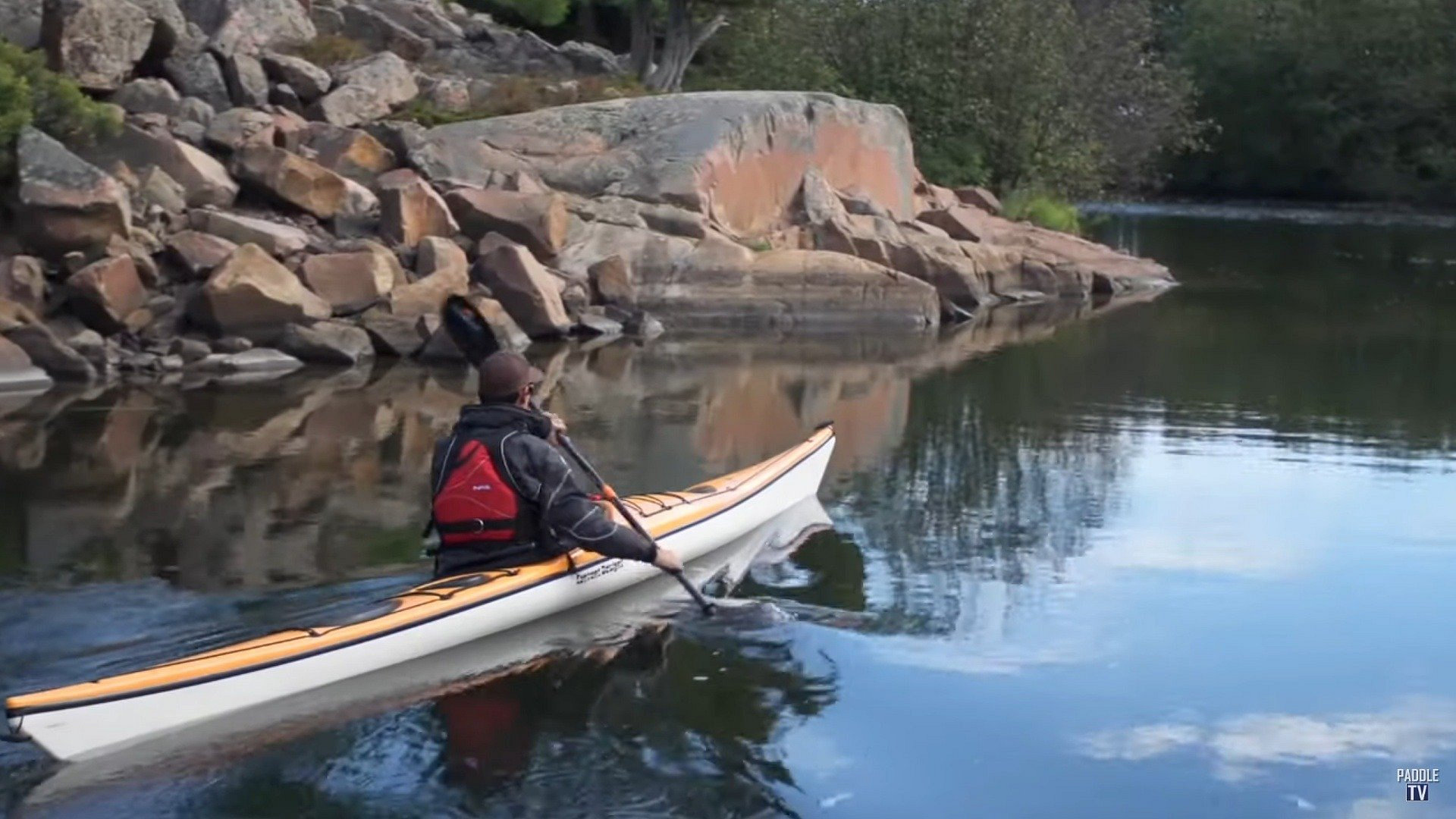 Canoeing Georgian Bay in Killarney, Ontario