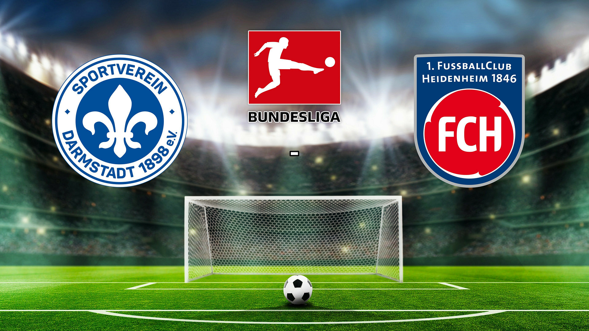 Fotball: Bundesliga: Darmstadt 98 - 1. FC Heidenheim