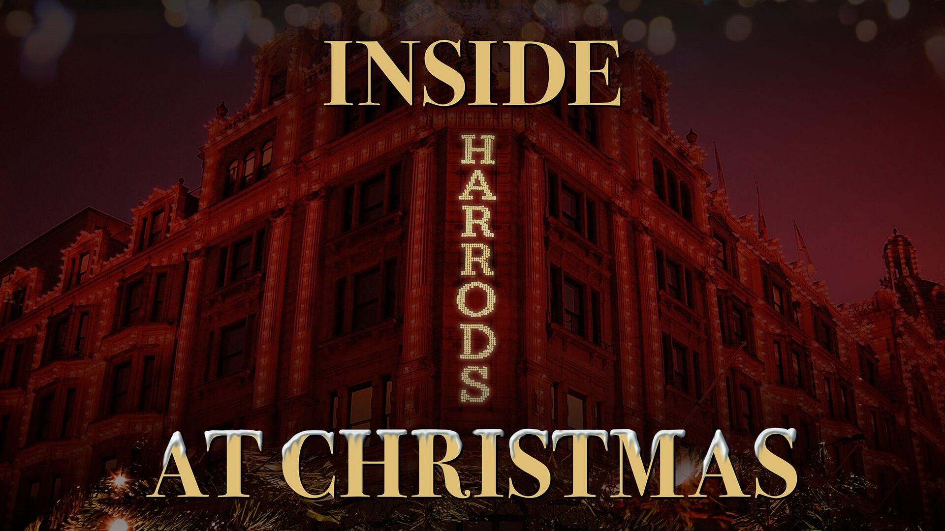 Inside Harrods at Christmas