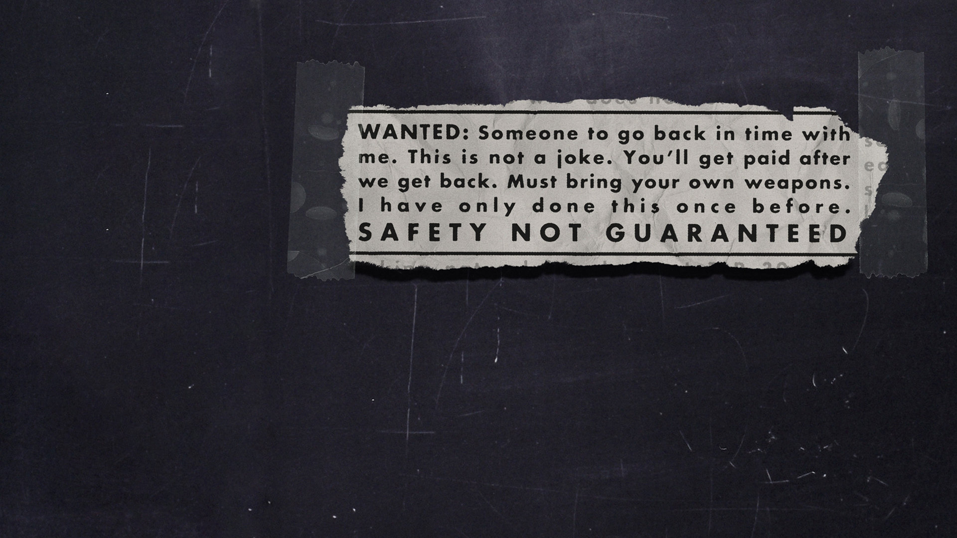 Safety Not Guaranteed