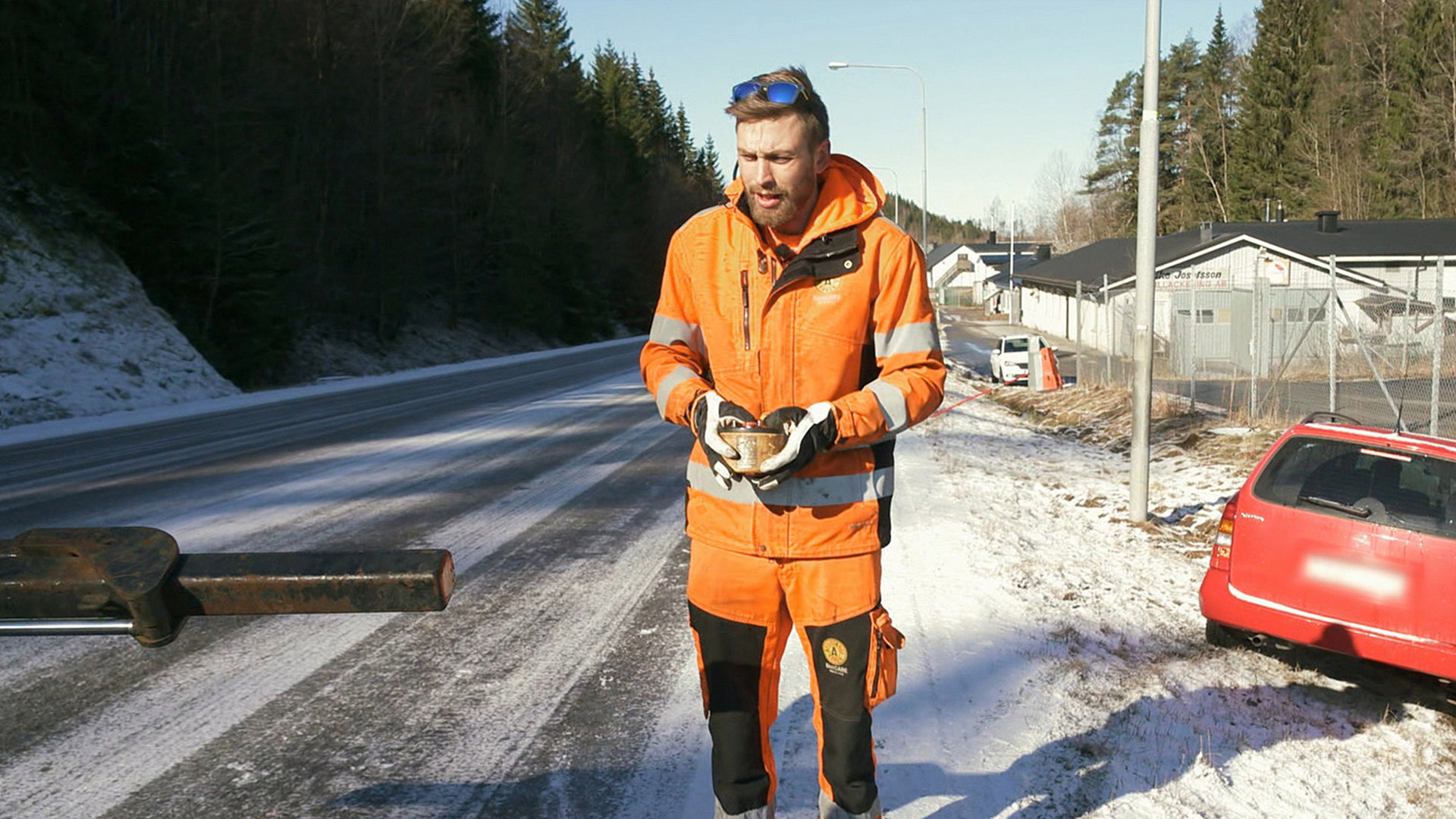 Ekstrem hålke i Borås