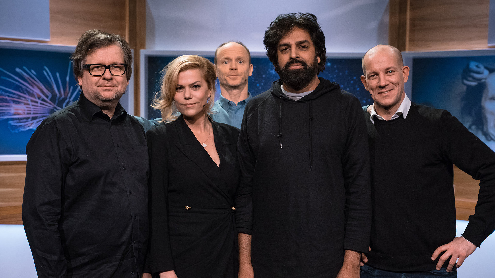 Jette F. Christensen, Finn Tokvam, Henrik Elvestad og Zahid Ali