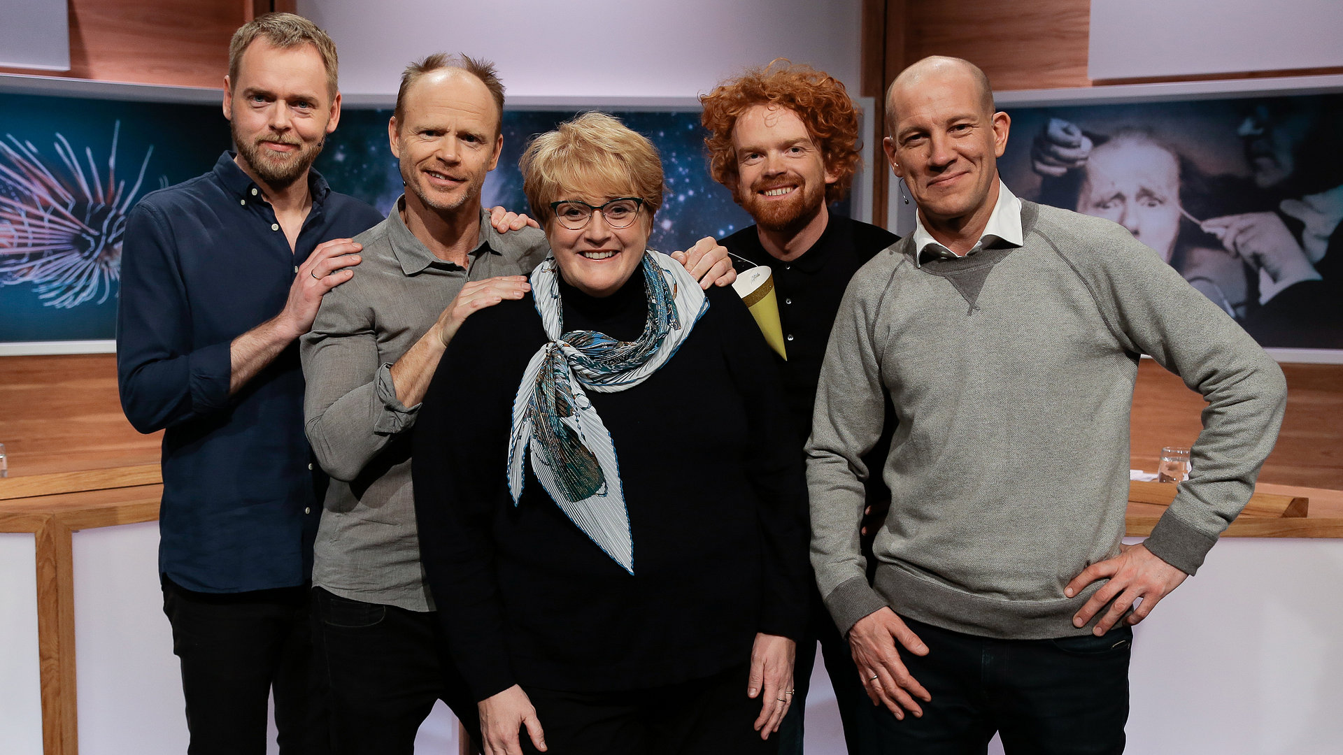 Atle Antonsen, Cecilie Steinmann Neess, Andreas Wahl og Steinar Sagen